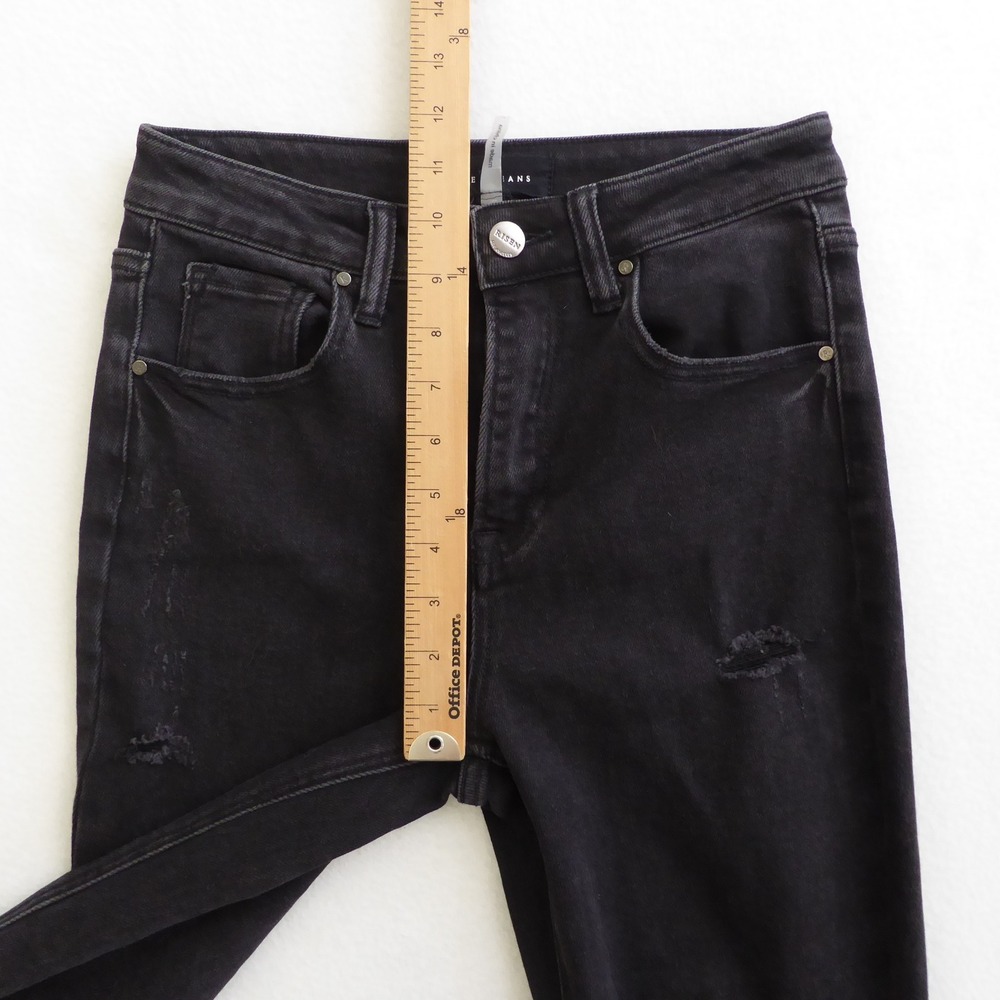 High-Waist Black Flared Women’s Jeans - Picture 6 of 11